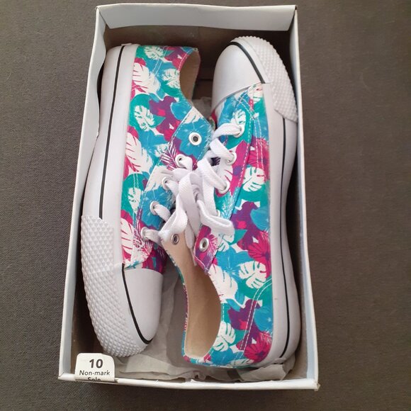 Airwalk Legacee sneakers women's size 10 tropical EUC - Picture 4 of 5